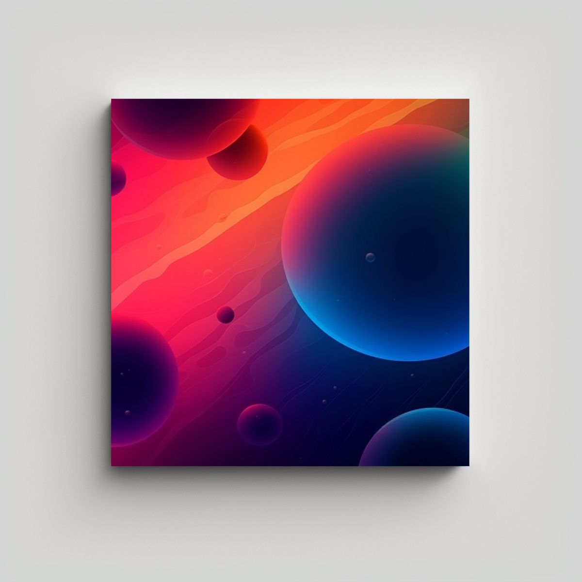 GENERICO - Pintura Decorativa Forma Exclusiva Fondo 90x90 Cm