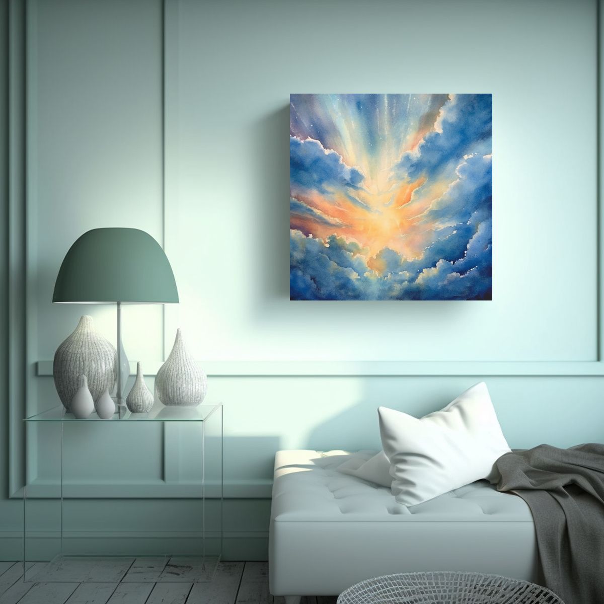 GENERICO - Lienzo De Tela Fotografía Armonía De Colores 60x60 Cm