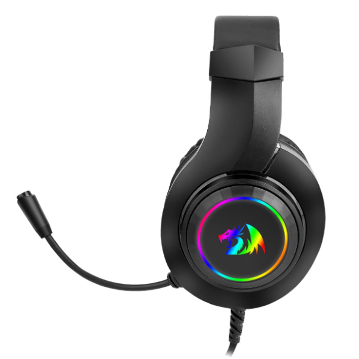 REDRAGON - Audífonos Gamer On-Ear - Redragon Hylas H260 RGB 3.5 mm./USB 2.0 Black