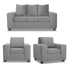 INNOVAMUEBLES - Living 311 Kahlo 167 Felpa Gris Claro