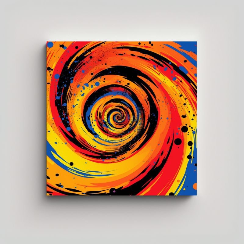 GENERICO - Pintura Decorativa De Detalles Intrincados Que 70x70 Cm