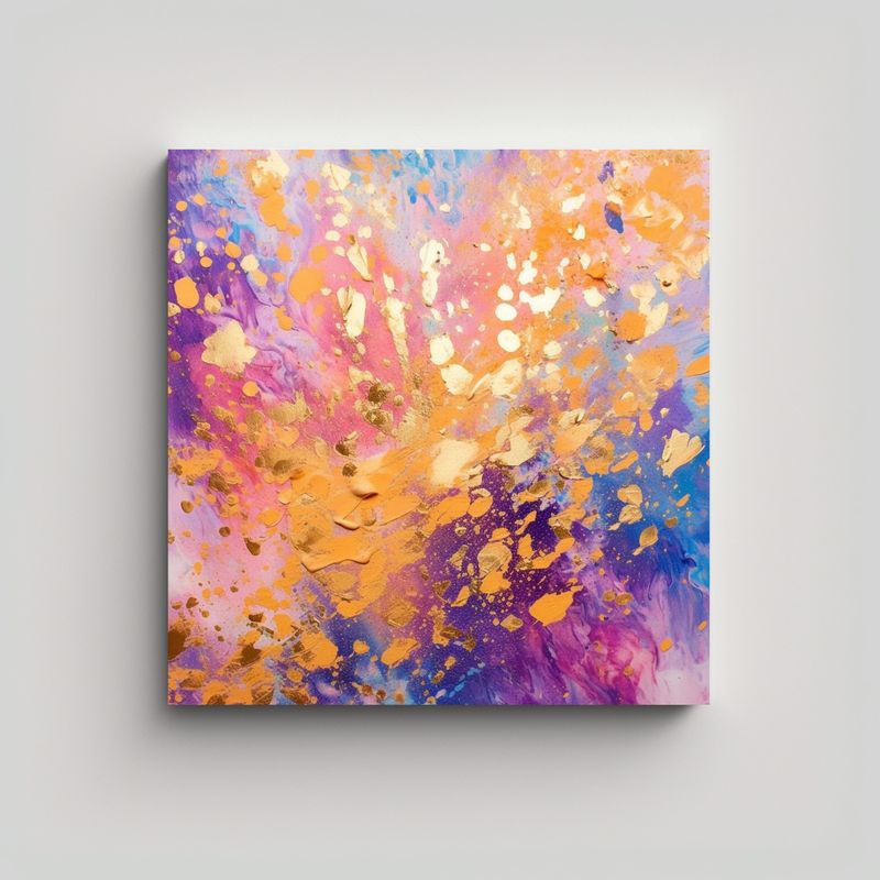 GENERICO - Pinturas Decorativas Innovadoras De Canva En 90x90 Cm