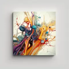 GENERICO - Pinturas Decorativas De Alta Calidad Inspiradas 80x80 Cm