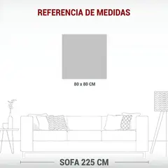 GENERICO - Cuadro De Mosaico Digital Que Representa El 80x80 Cm