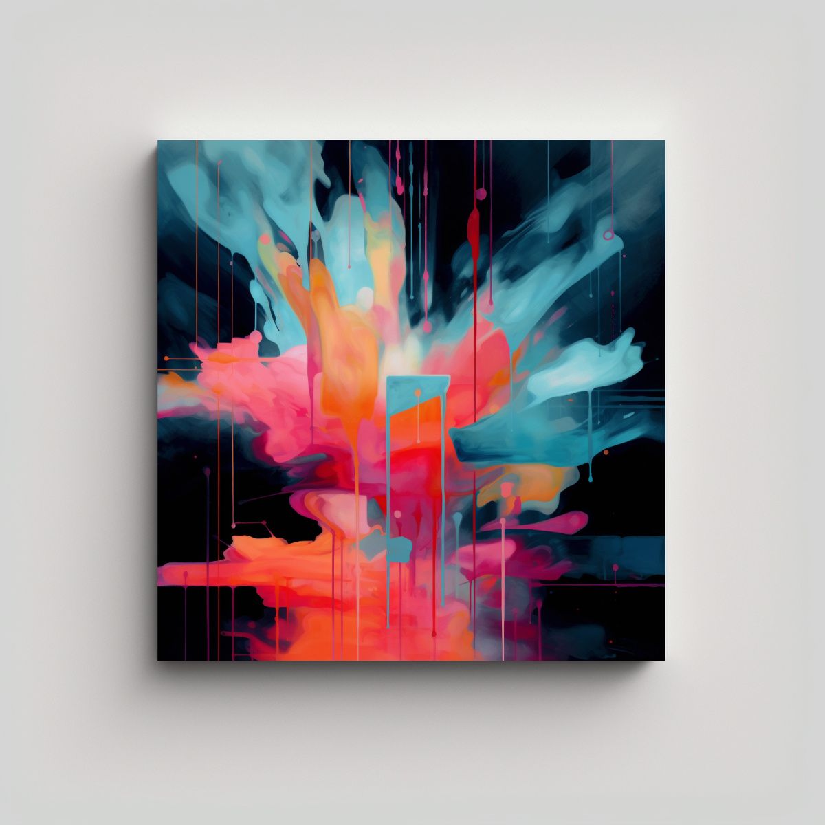 GENERICO - Pintura Decorativa Adorable De Alta Calidad 90x90 Cm