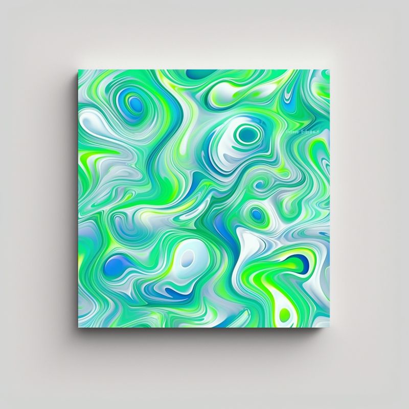 GENERICO - Pintura En Lienzo Enigmática Espectacular En 50x50 Cm