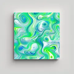 GENERICO - Pintura En Lienzo Enigmática Espectacular En 50x50 Cm