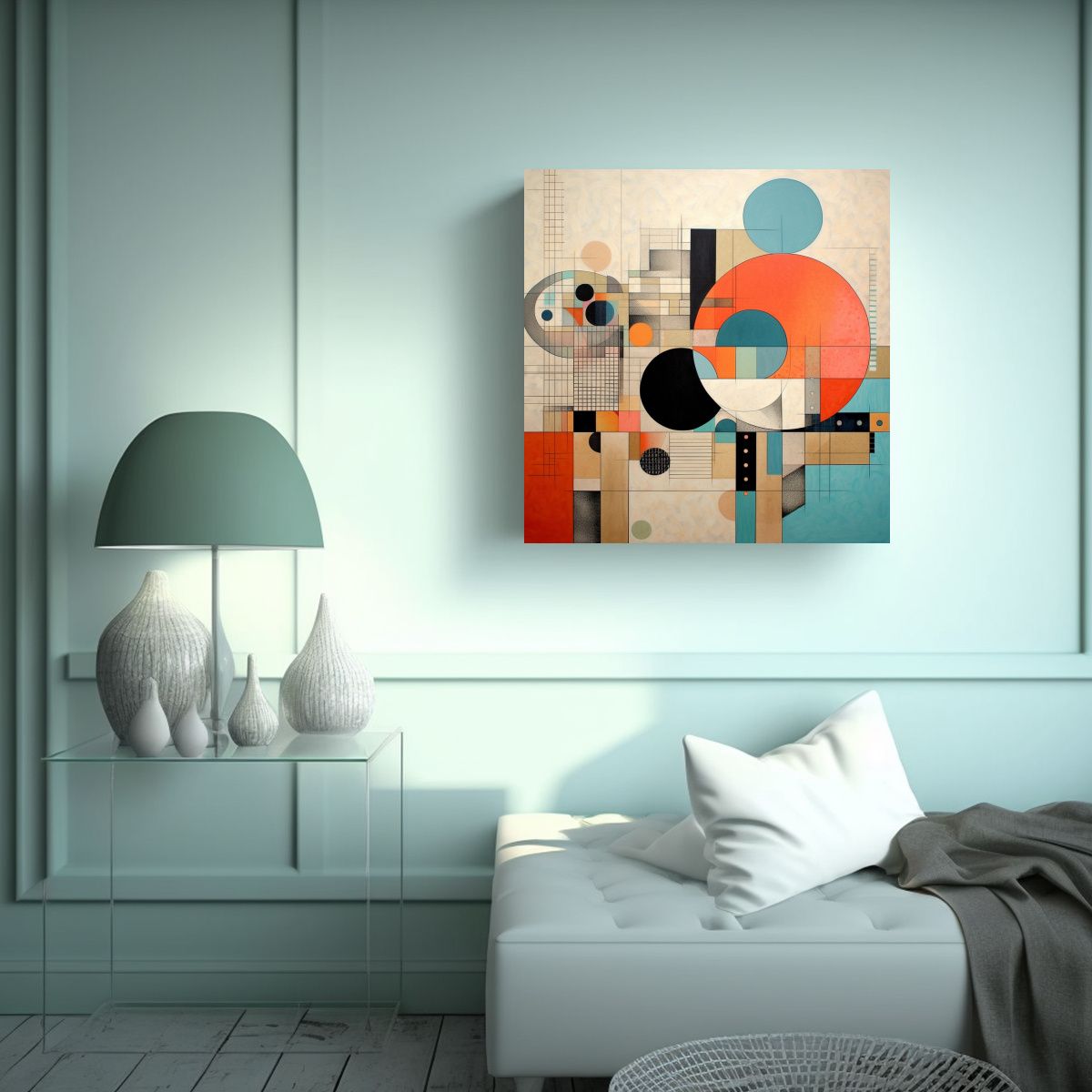 GENERICO - Pintura Decorativa De Cocina En Bastidor: Arte En 60x60 Cm