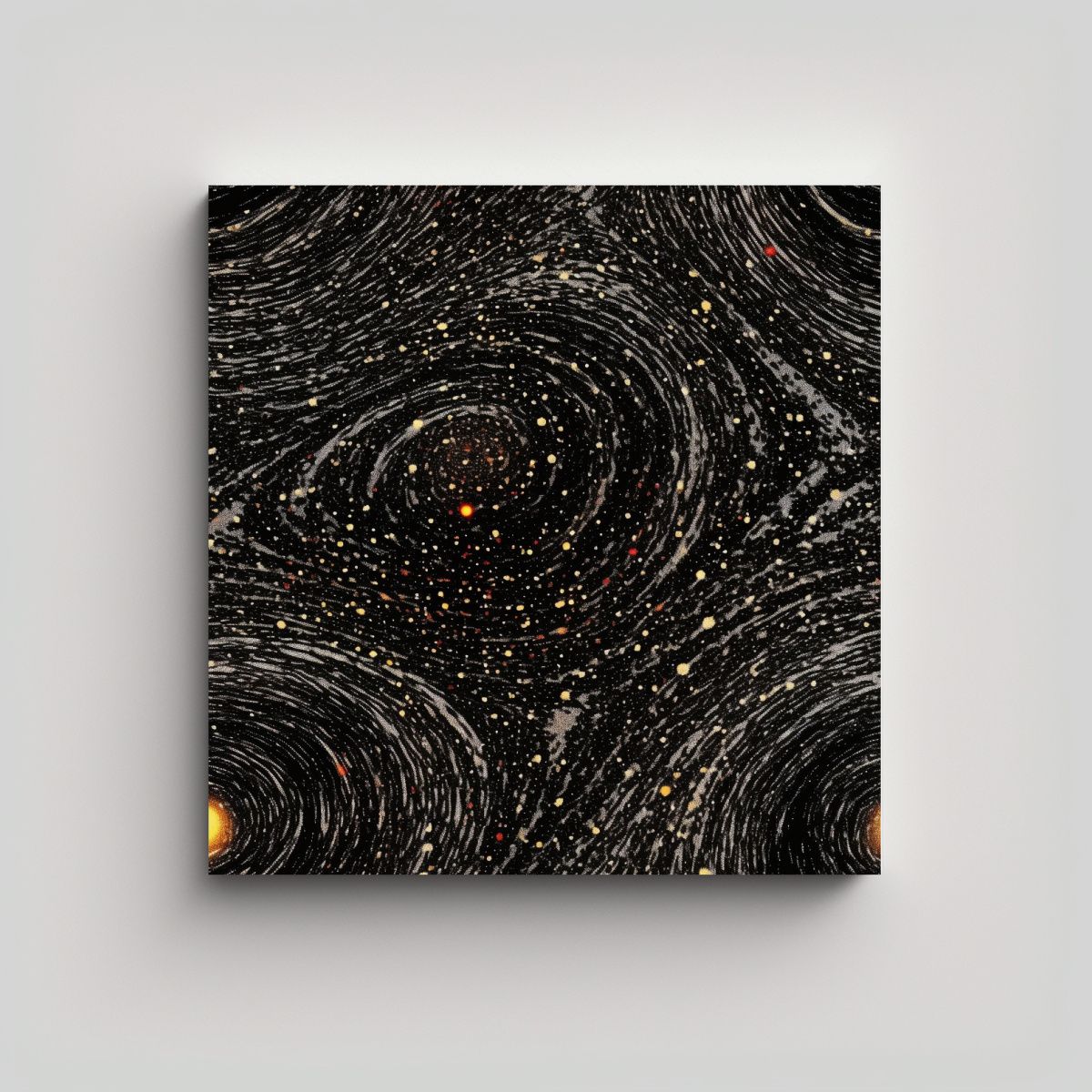 GENERICO - Cuadro Estilo Galería: Agujero Negro Oscuro Y 90x90 Cm