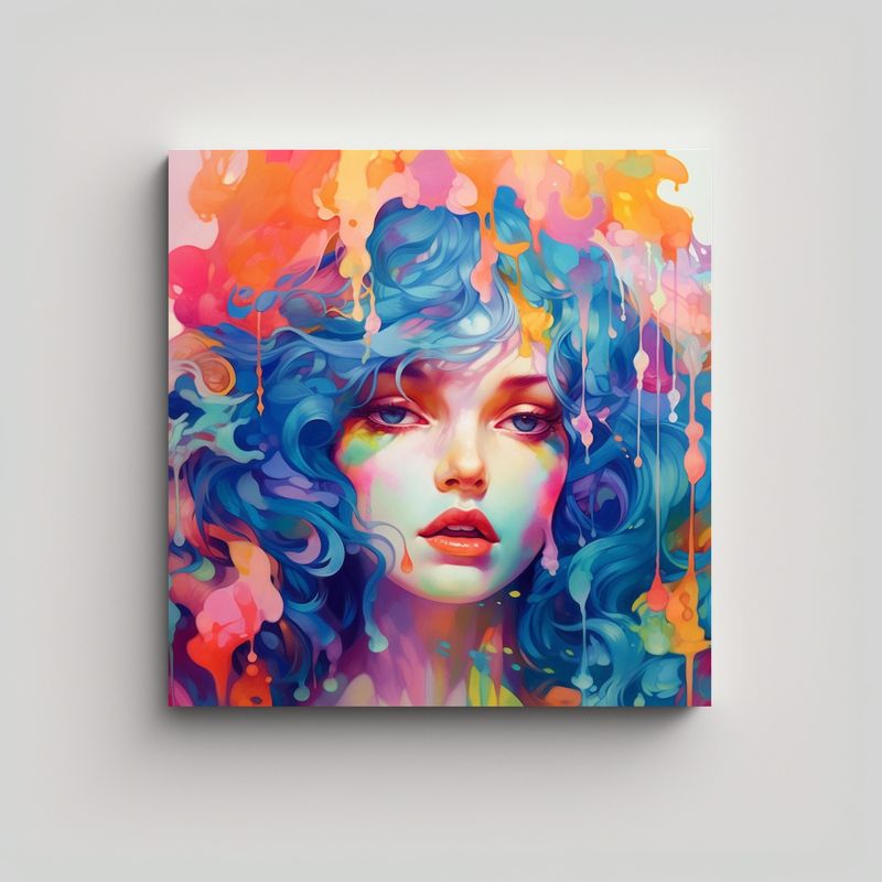 GENERICO - Pinturas Decorativas De Arte De Pared Con 90x90 Cm