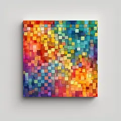 GENERICO - Pintura Decorativa Estilo Galería, Patrón 50x50 Cm