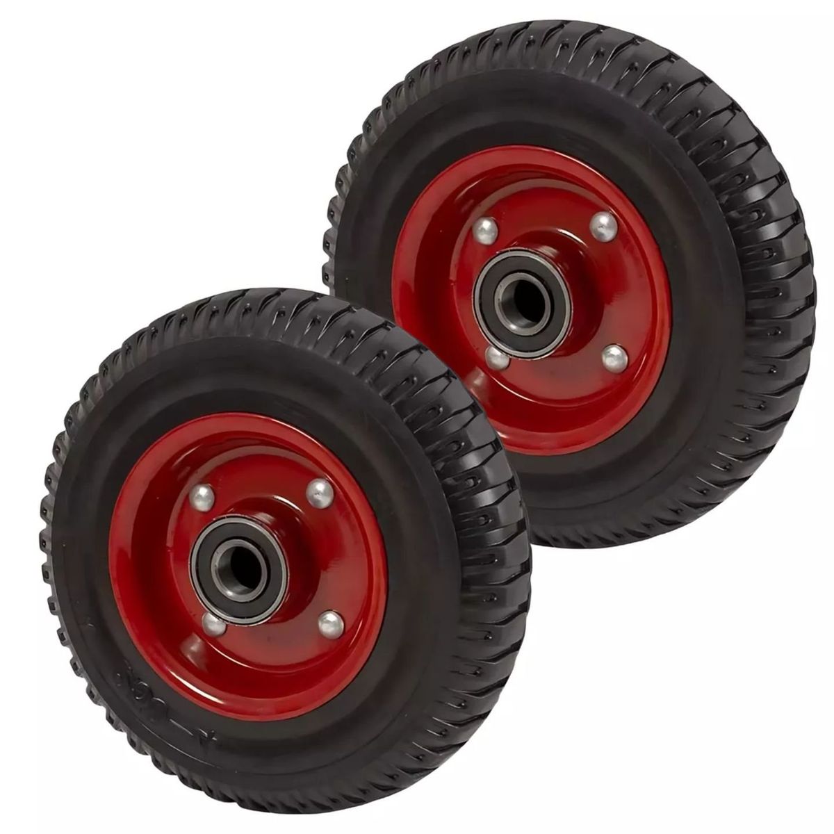 GENERICO - Ruedas Para Carro Macizas 8 Pulgadas Dicas