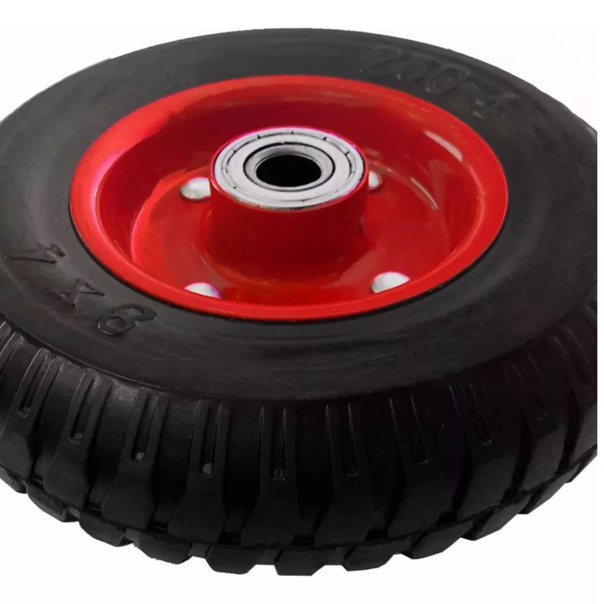 GENERICO - Ruedas Para Carro Macizas 8 Pulgadas Dicas