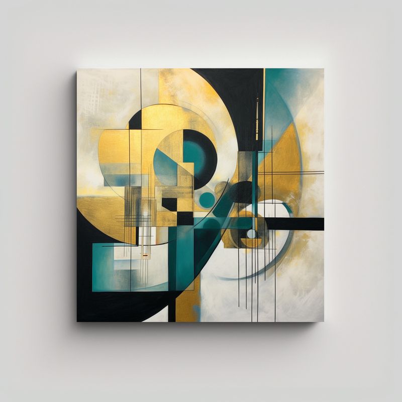 GENERICO - Pinturas Decorativas De Lienzo Con Figuras 60x60 Cm