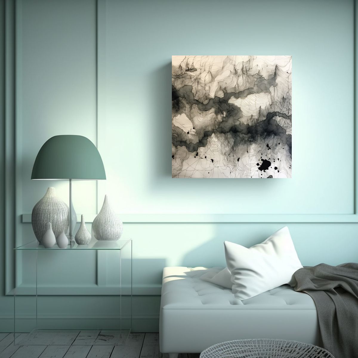 GENERICO - Pintura Decorativa Tectónica De Tinta 50x50 Cm