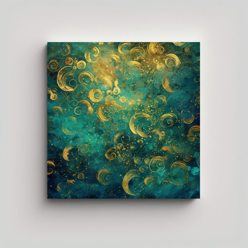 GENERICO - Pintura Decorativa Lienzo Inspirador Exuberantes 50x50 Cm