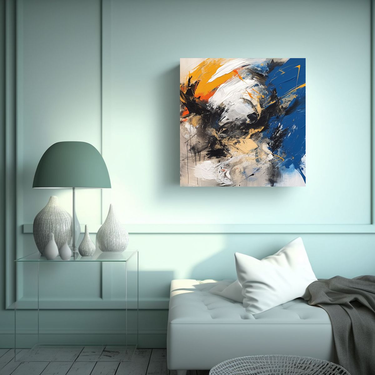 GENERICO - Pinturas De Decoración De Expresionismo 90x90 Cm