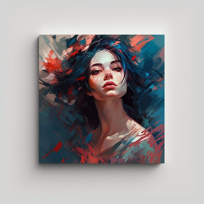 GENERICO - Cuadro De Alta Calidad Digital Exuberantes 90x90 Cm