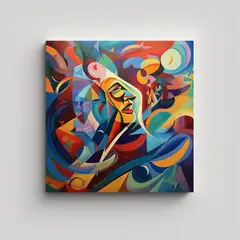 GENERICO - Pinturas Decorativas De Composición Finas 50x50 Cm