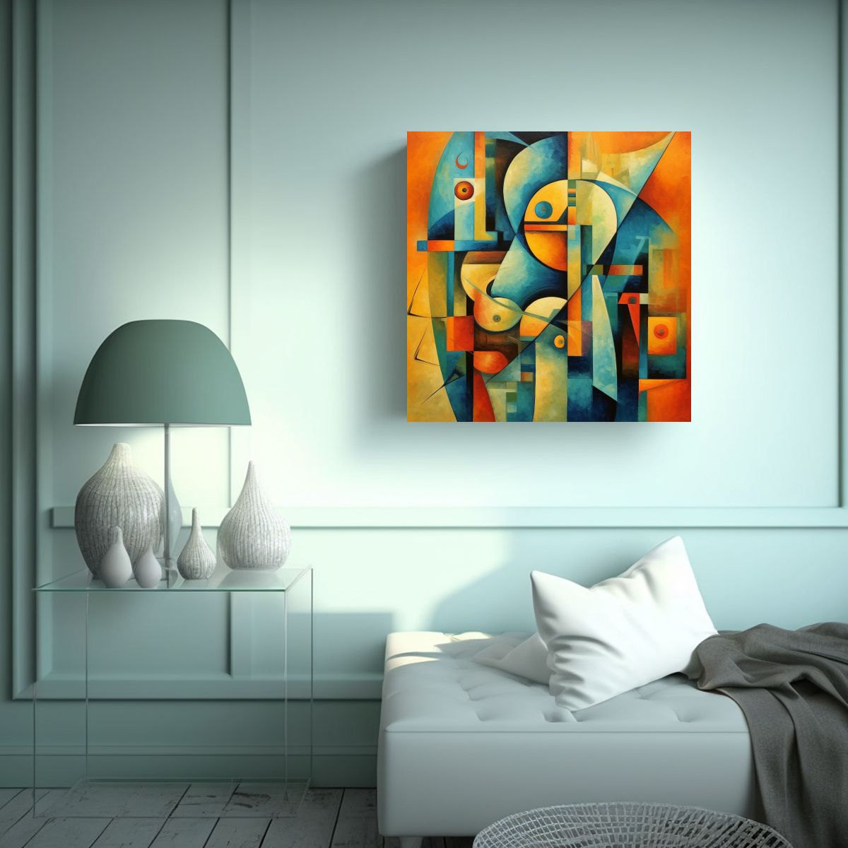 GENERICO - Pinturas Decorativas Abstractas De Intensidad Y 50x50 Cm
