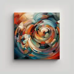 GENERICO - Pinturas Abstractas De Belleza Natural De Canva 80x80 Cm