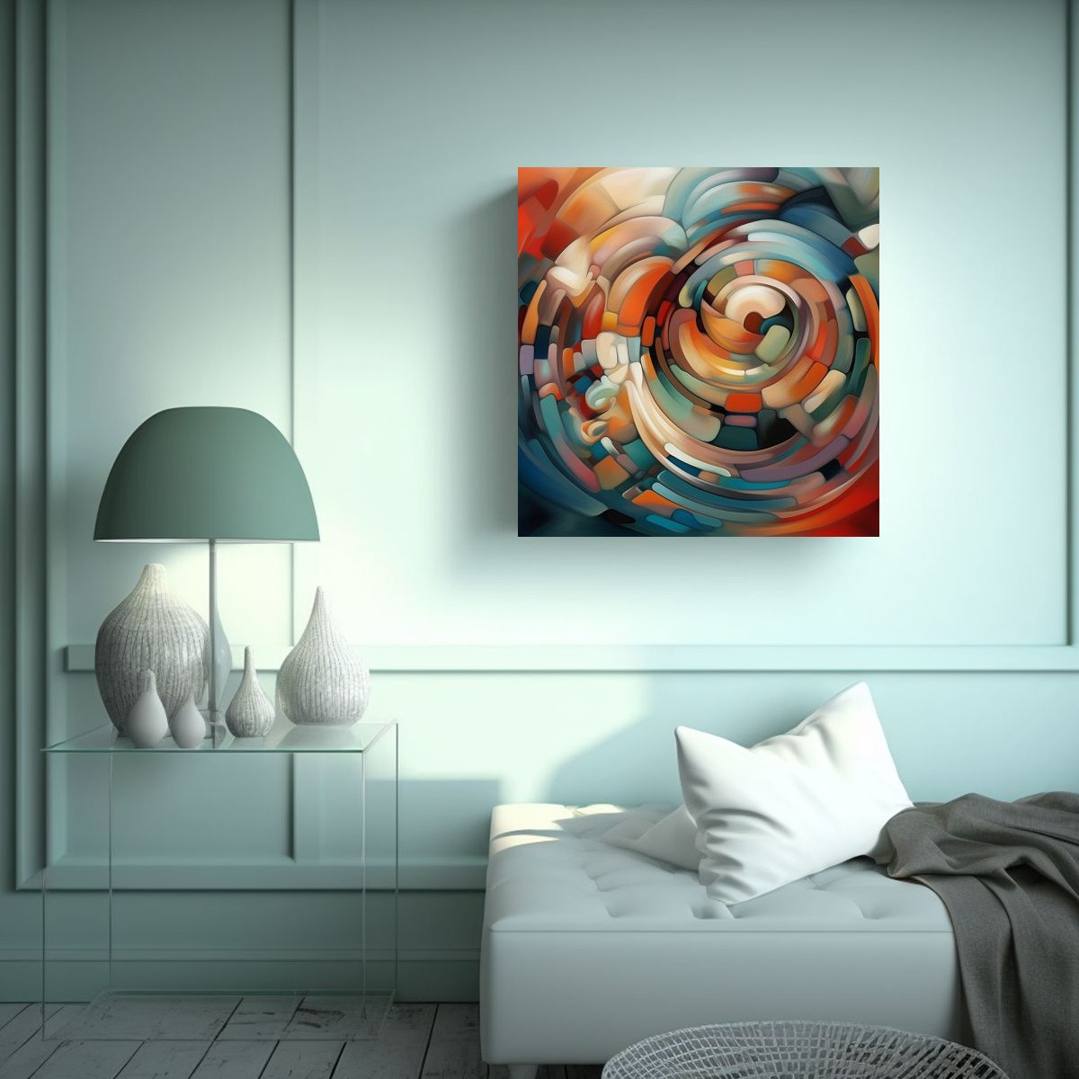 GENERICO - Pinturas Abstractas De Belleza Natural De Canva 70x70 Cm