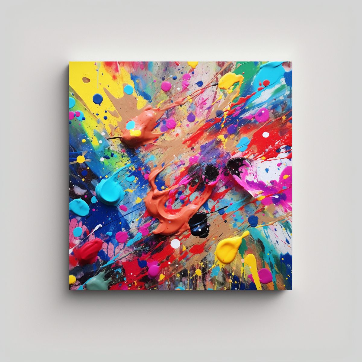 GENERICO - Cuadro De Tela Inspiración Única: Pintura 50x50 Cm