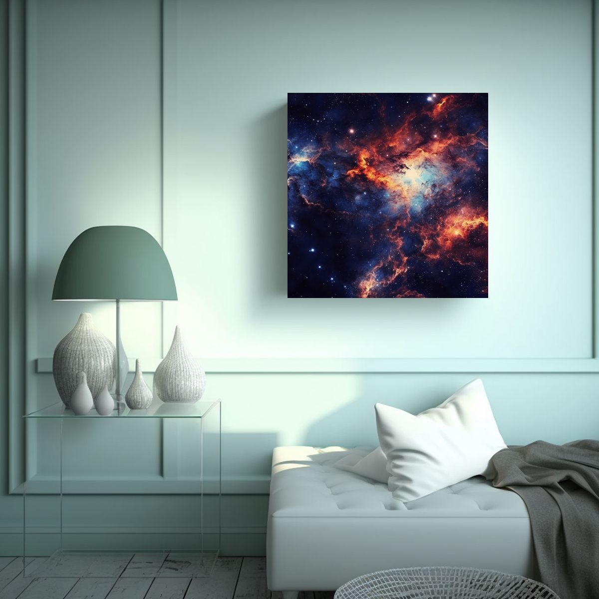 GENERICO - Pinturas Decorativas Lienzo Hermoso Resistente: 70x70 Cm