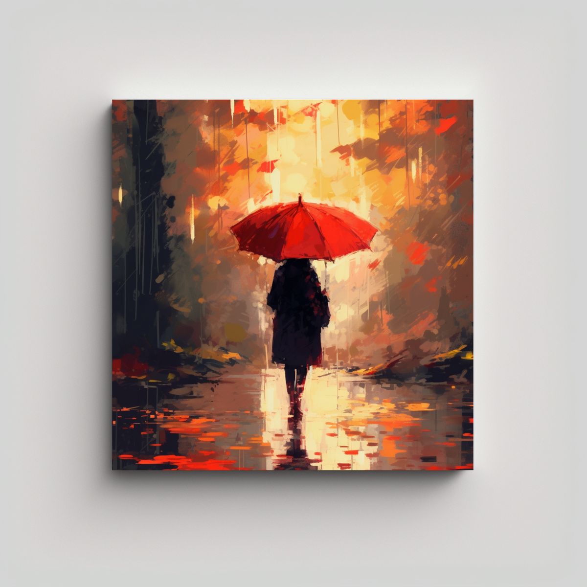 GENERICO - Cuadro Decorativo De Sala Con Impresionismo 50x50 Cm