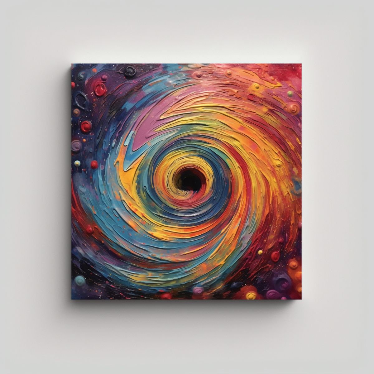 GENERICO - Cuadros Decorativos De Fractales Pintados En El 60x60 Cm