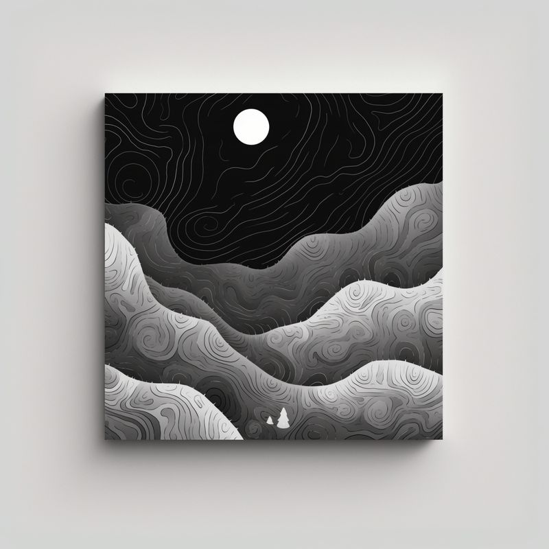 GENERICO - Cuadro Abstracto Para Dormitorio, Decoración 80x80 Cm