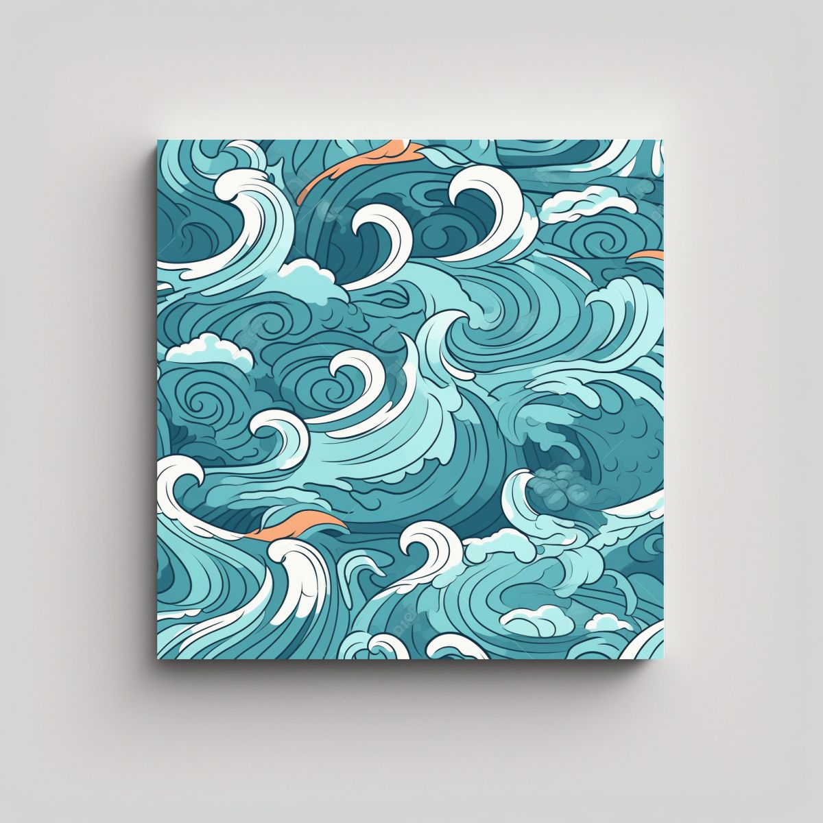 GENERICO - Pintura Lienzo Moderno De Simplicidad En Imagen 70x70 Cm