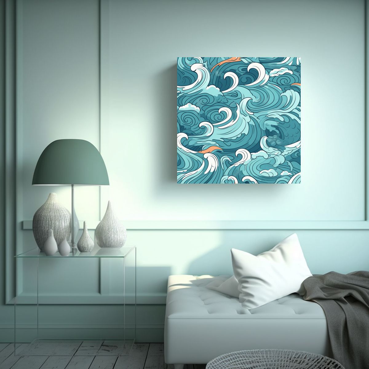 GENERICO - Pintura Lienzo Moderno De Simplicidad En Imagen 70x70 Cm