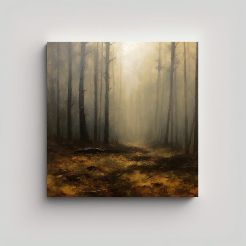GENERICO - Pinturas De Decoración De Exposición De Arte 80x80 Cm