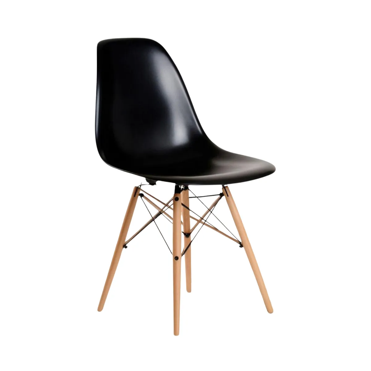 IMPORTCLICK - Silla Eames Hogar Comedor Negro - Negro