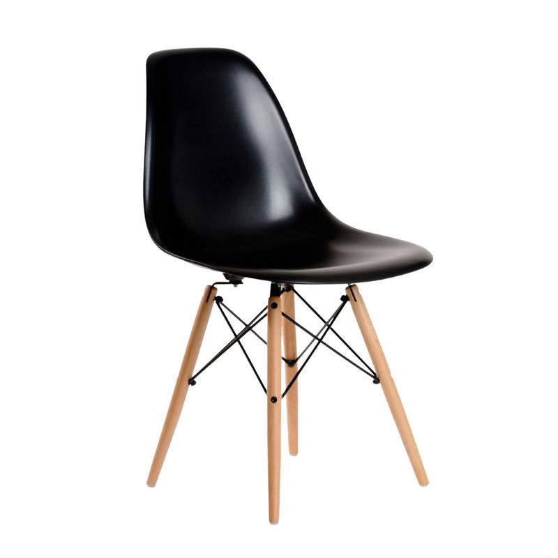 IMPORTCLICK - Silla Eames Hogar Comedor Negro - Negro