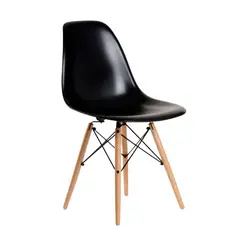 IMPORTCLICK - Silla Eames Hogar Comedor Negro - Negro
