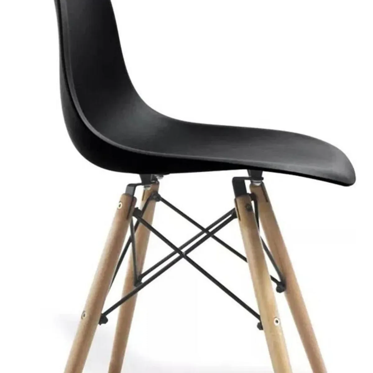 IMPORTCLICK - Silla Eames Hogar Comedor Negro - Negro