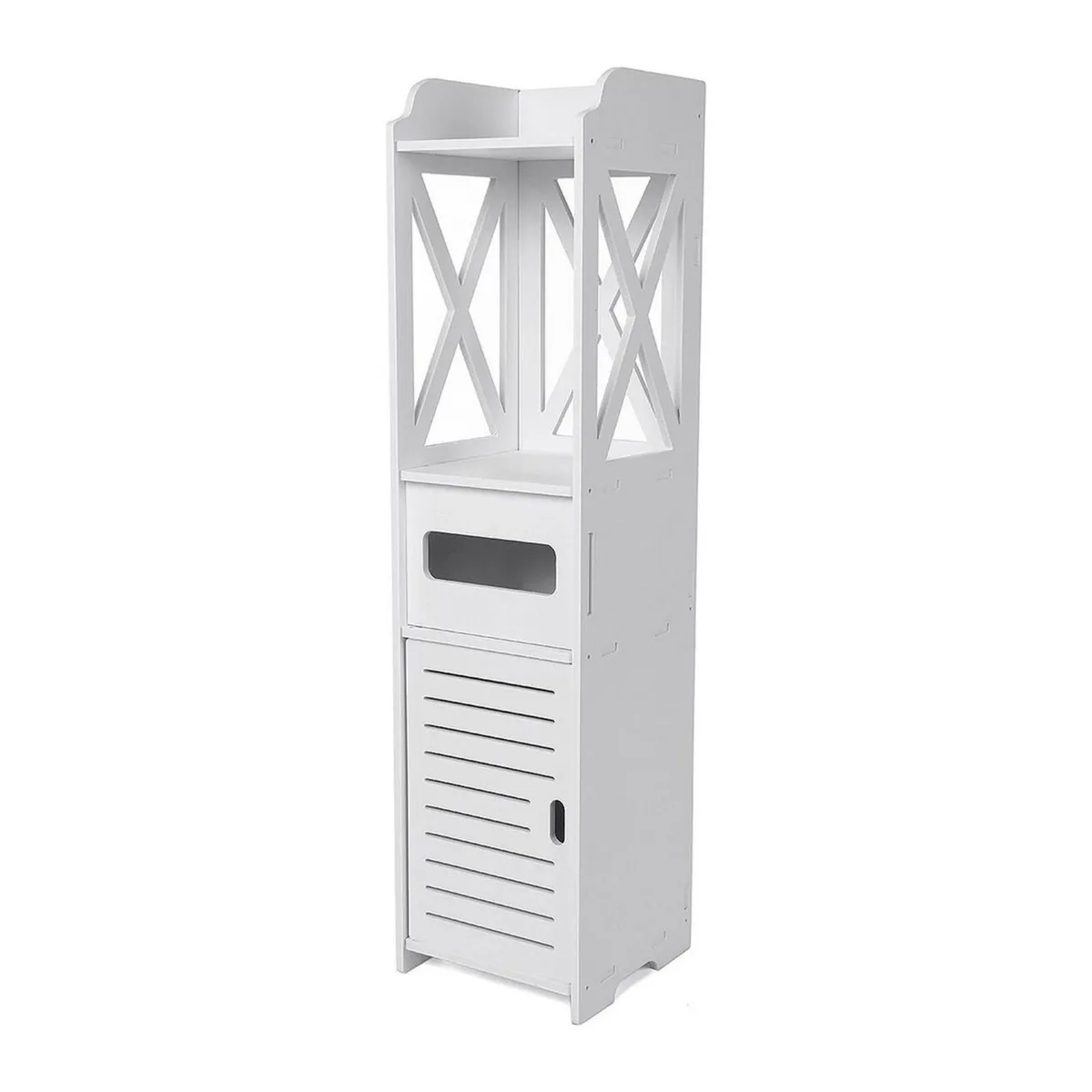 IMPORTCLICK - Estante De Baño Organizador Multiuso Blanco