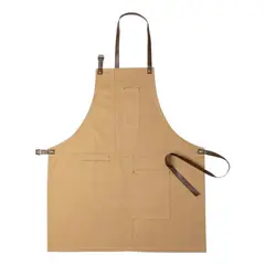 IMPORTCLICK - Delantal Pechera 100% Algodón Vurcex Khaki