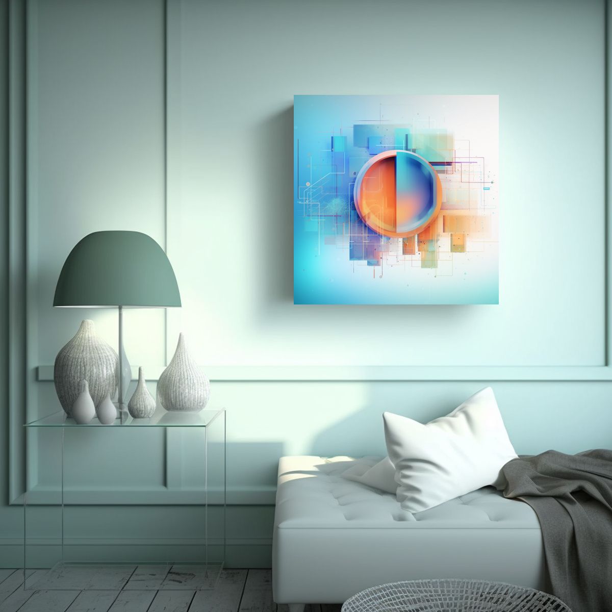 GENERICO - Pinturas Minimalistas De Arte Inspirador 70x70 Cm