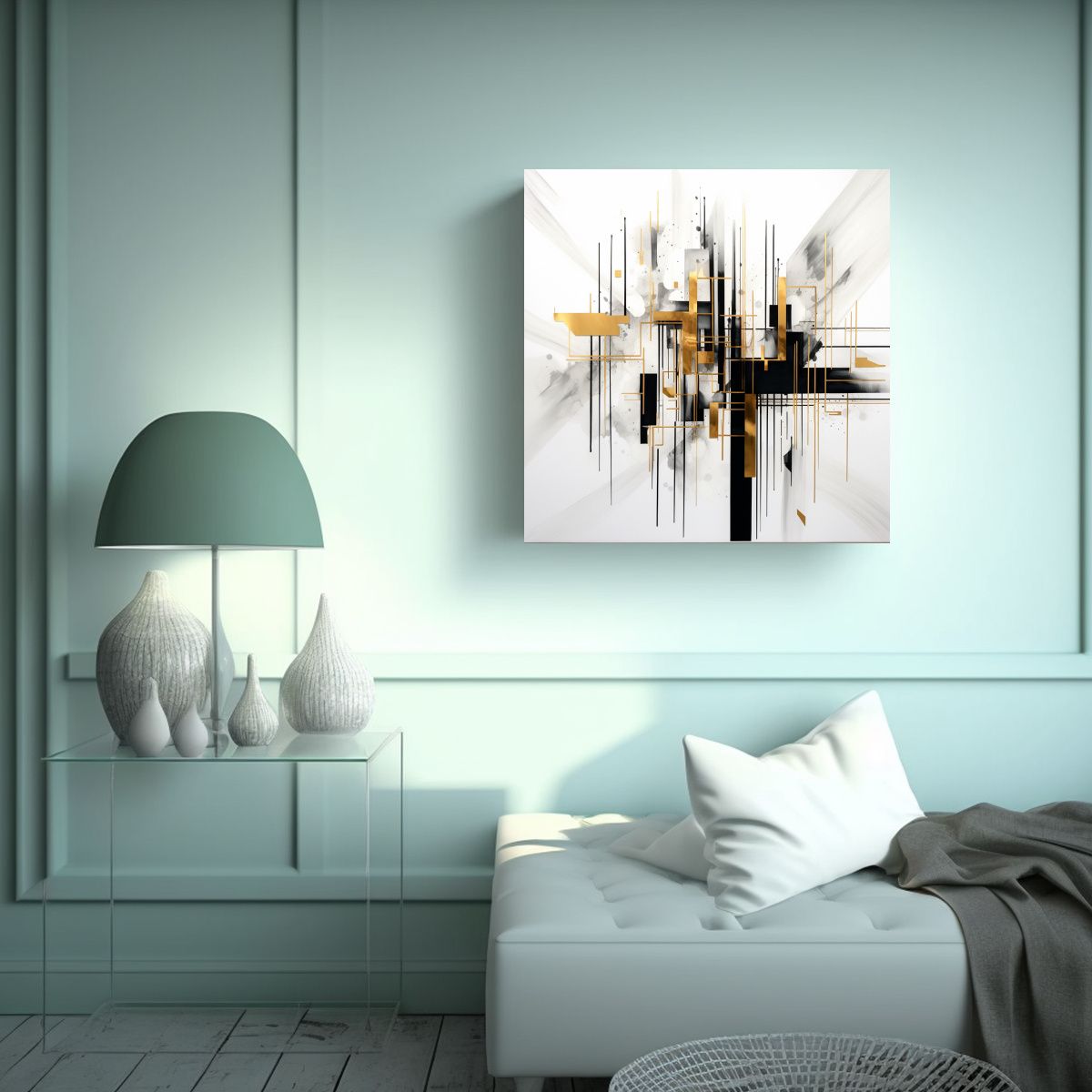 GENERICO - Arte De Pared Fotografía Vision Blanco Con 90x90 Cm