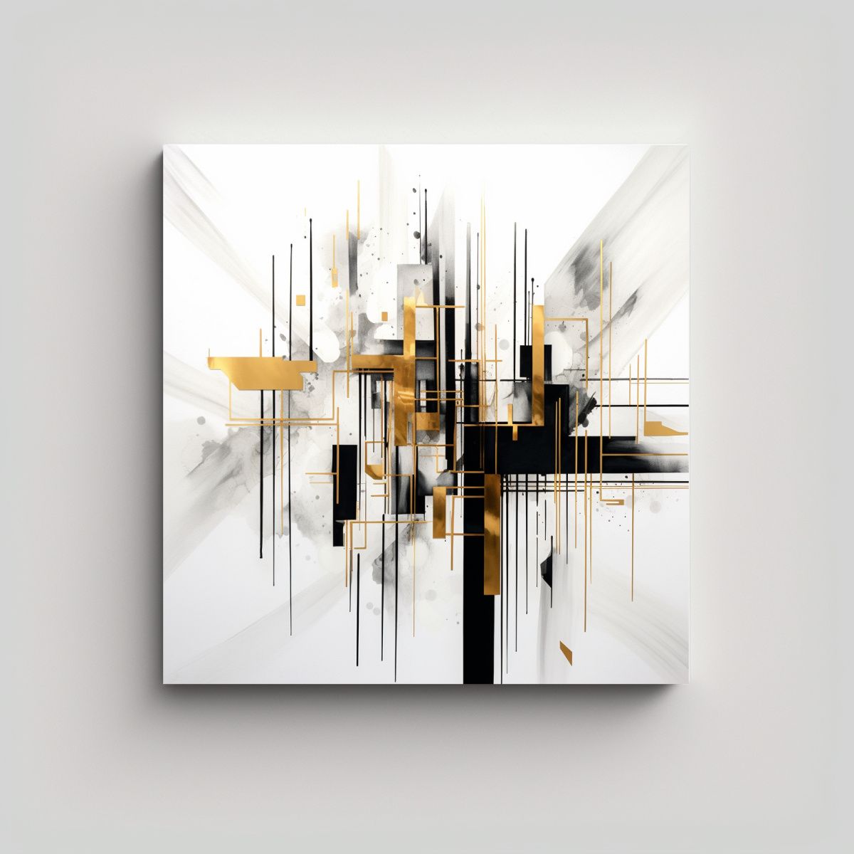 GENERICO - Arte De Pared Fotografía Vision Blanco Con 80x80 Cm