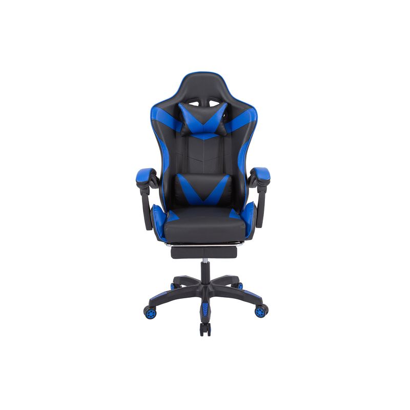 IMPORTCLICK - Silla Gamer Oficina Ajustable y Reclinable Azul