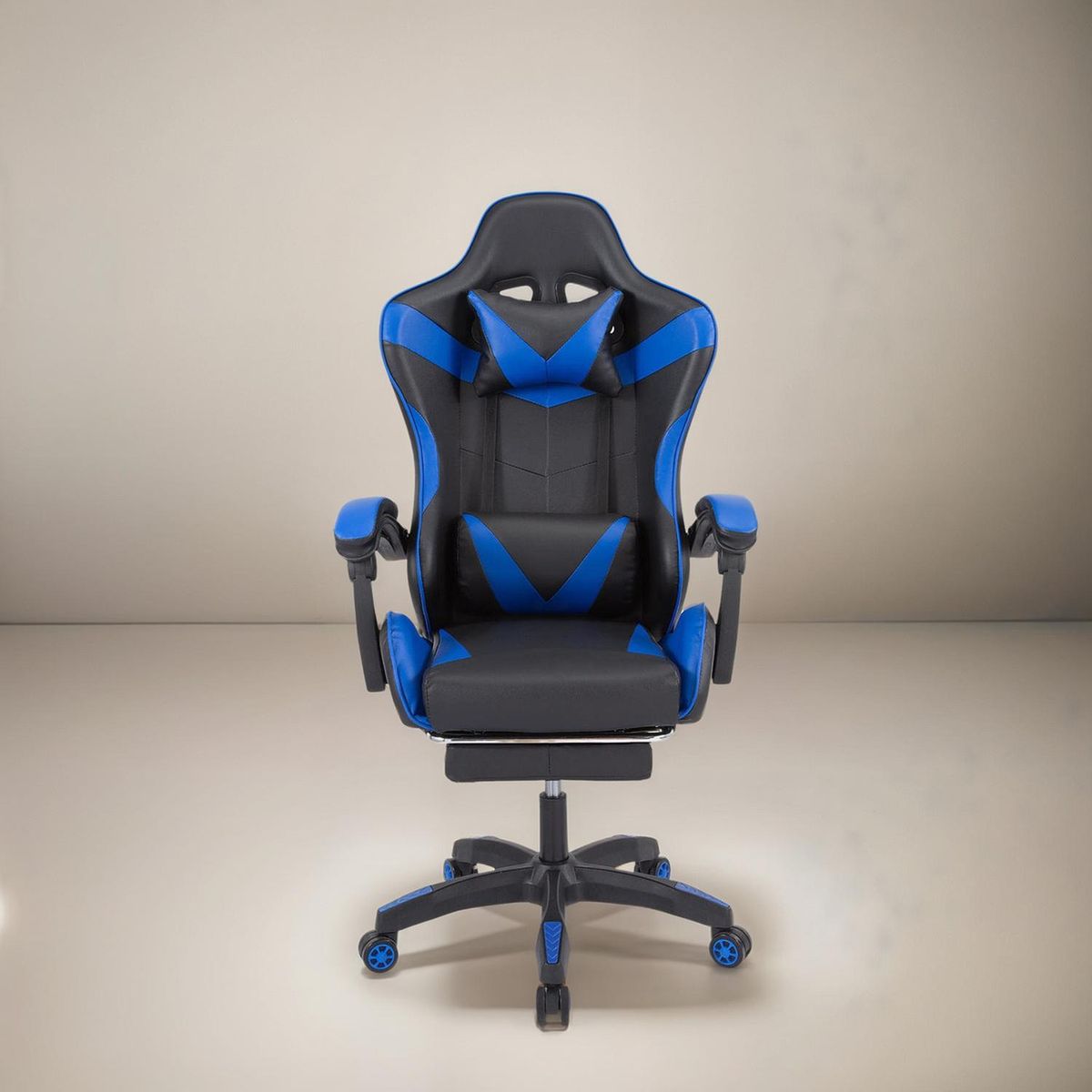 IMPORTCLICK - Silla Gamer Oficina Ajustable y Reclinable Azul