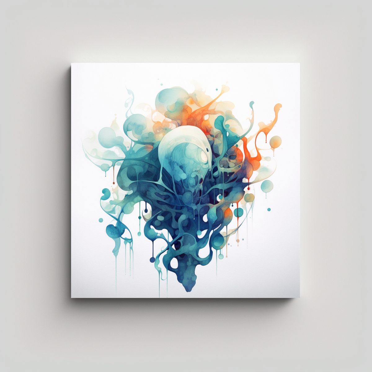 GENERICO - Pintura Abstracta Minimalista De Eldritch Impresa 60x60 Cm