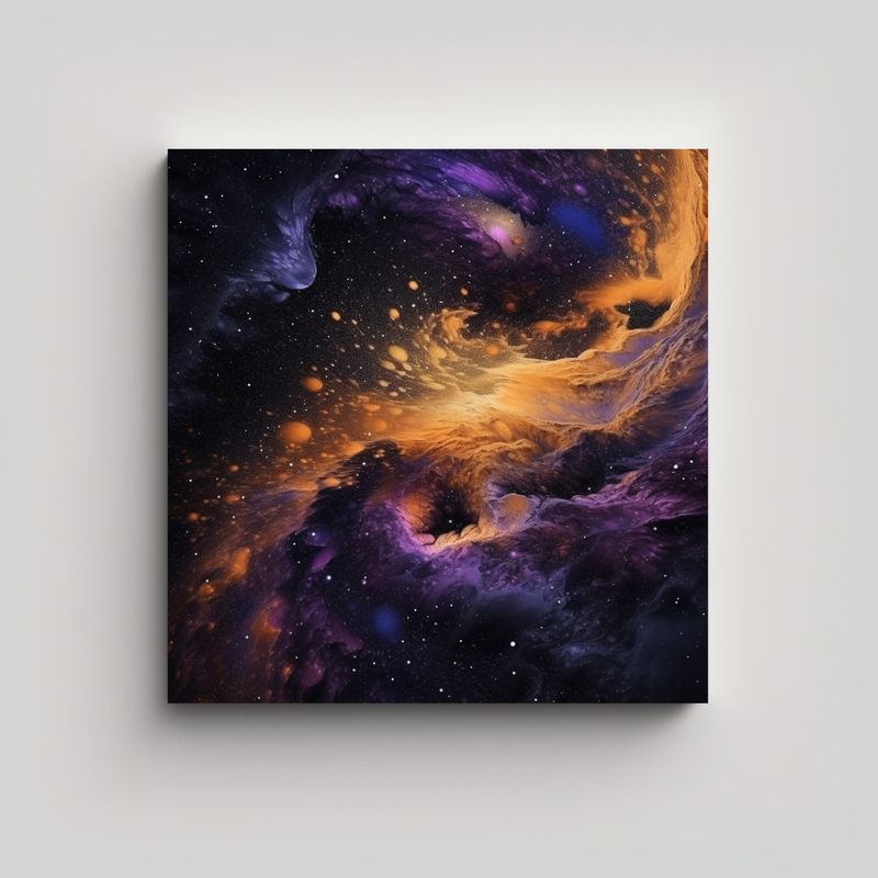 GENERICO - Pinturas Decorativas Exclusivas En Bastidor: 90x90 Cm