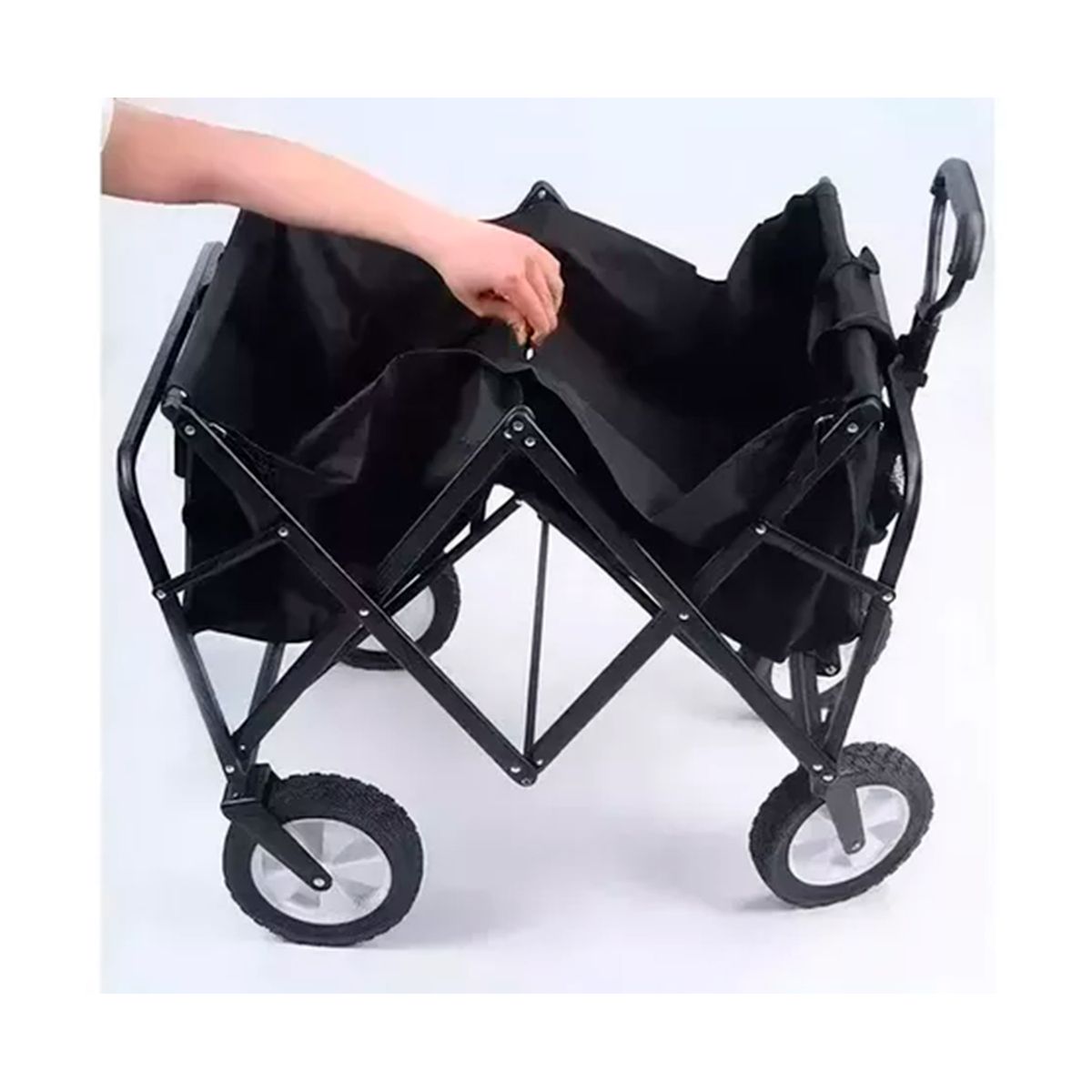 GENERICO - Carro Plegable Con Ruedas Resistente Multiuso