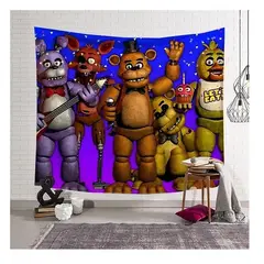 GENERICO - Five Nights At Freddys Cotillón Tela de Fondo Adorno