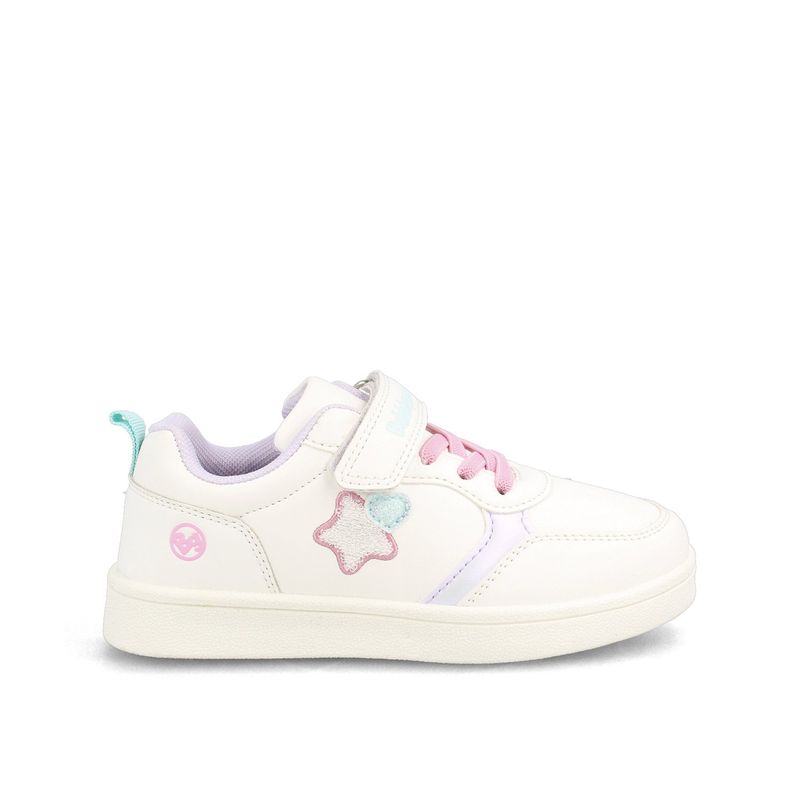 BUBBLE GUMMERS - Zapatilla Niña Bubblegummers Clavel Blanco-Lila.